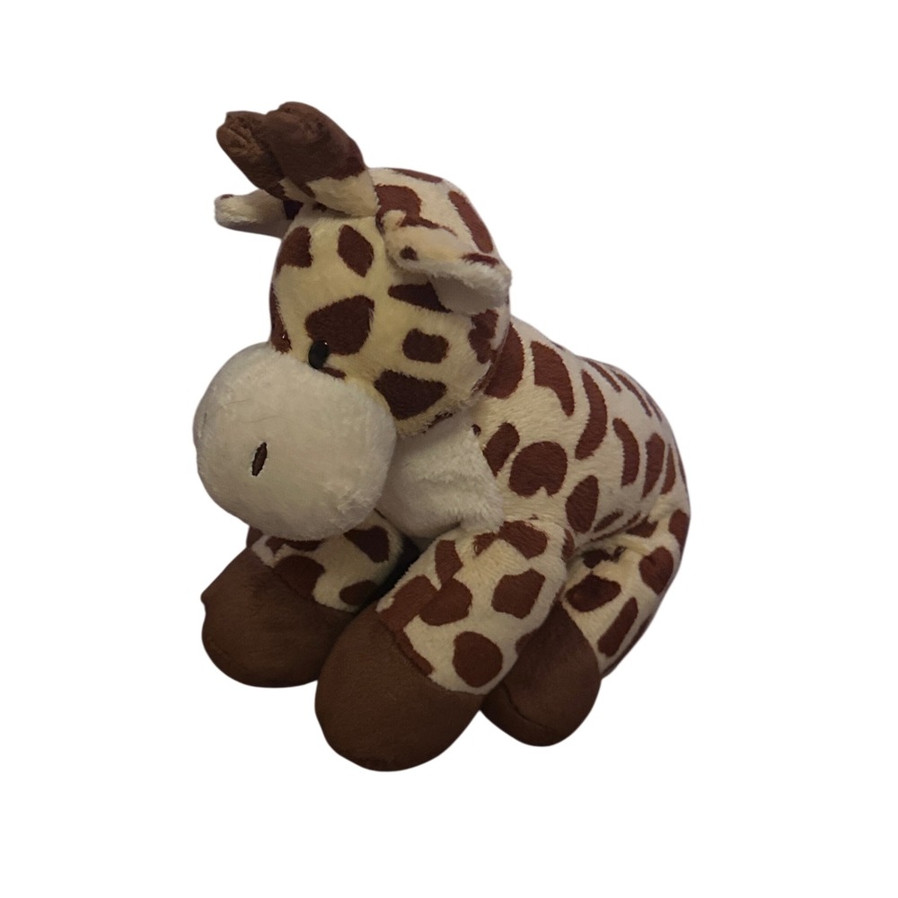 Ty Beanie Baby Tiptop the Giraffe Spotted Brown Cream Plush Stuffed Animal